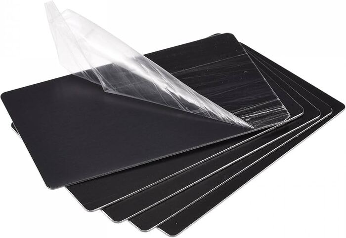 black aluminum sheet